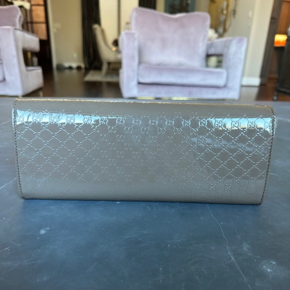 Authentic Gucci Monogram Evening Clutch - Picture 2 of 4